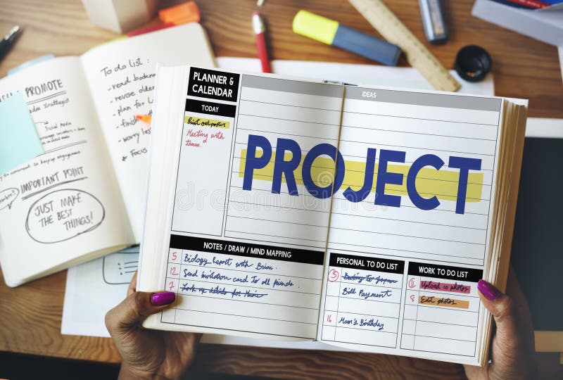 Project Strategy Management Task Plan Concept stock photos Project Strategy Management Task Plan Concept stock photos