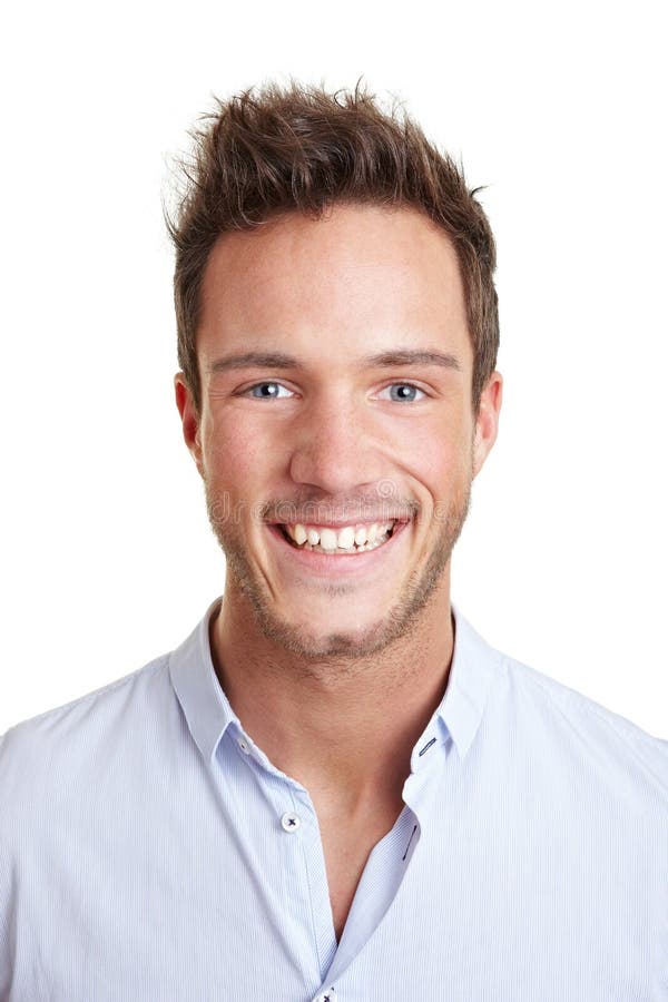 Projectile principal d'homme de sourire d'affaires images stock Projectile principal d'homme de sourire d'affaires images stock