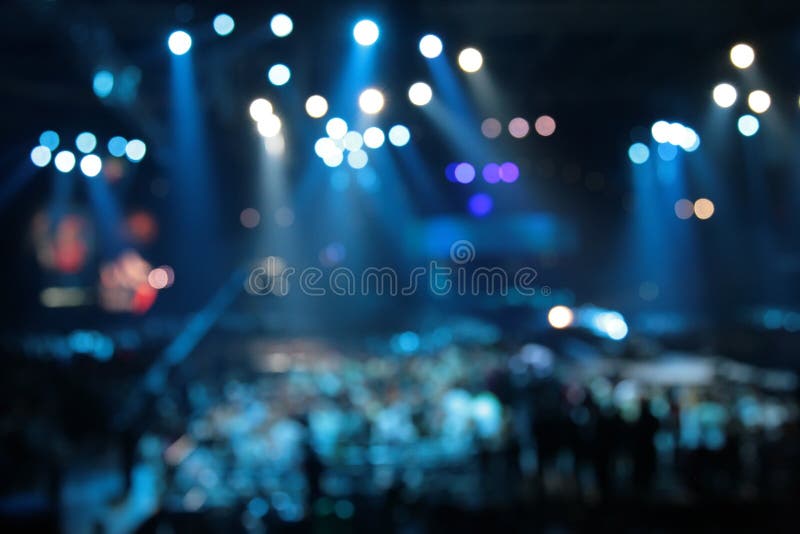 Projectores abstratos Defocused no concerto fotos de stock royalty free Projectores abstratos Defocused no concerto fotos de stock royalty free