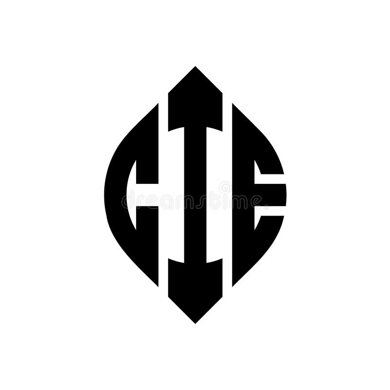 Projekt logo z literą z kółkiem i elipsą. elipsy lodu ze stylem typograficznym. trzy inicjały