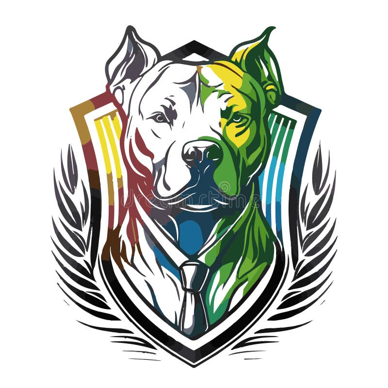 Projekt logo z logo marek do maskotek z odznakami royalty ilustracja