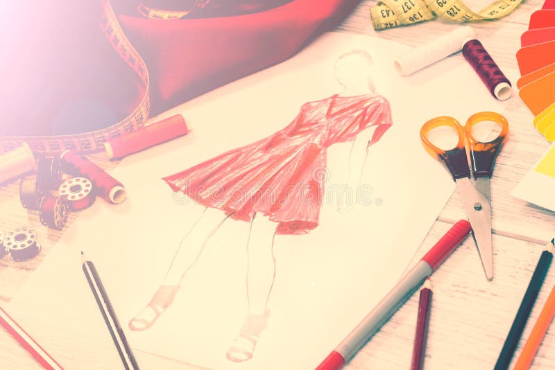 Projektant mody fotografia royalty free