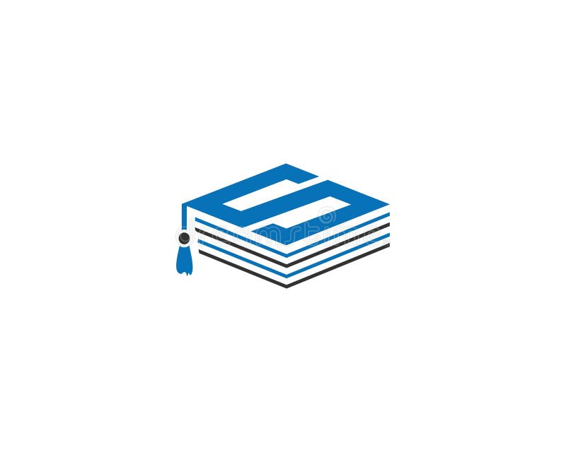 Projektowanie logo szkoły literackiej. ilustracja wektor