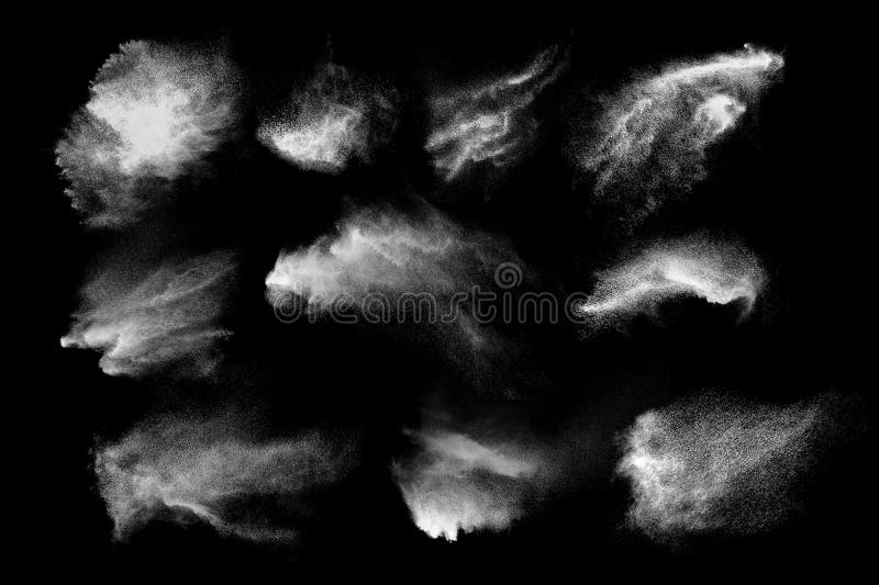 Projeto abstrato da nuvem branca do pó