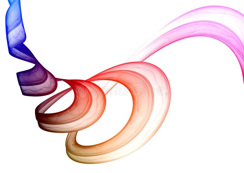 Design fractal abstrato ilustração stock