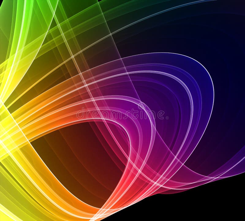 Design fractal abstrato ilustração royalty free