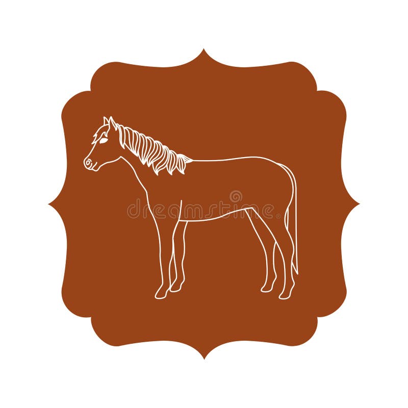 Projeto animal isolado dos rebanhos animais do cavalo ilustração do vetor Projeto animal isolado dos rebanhos animais do cavalo ilustração do vetor