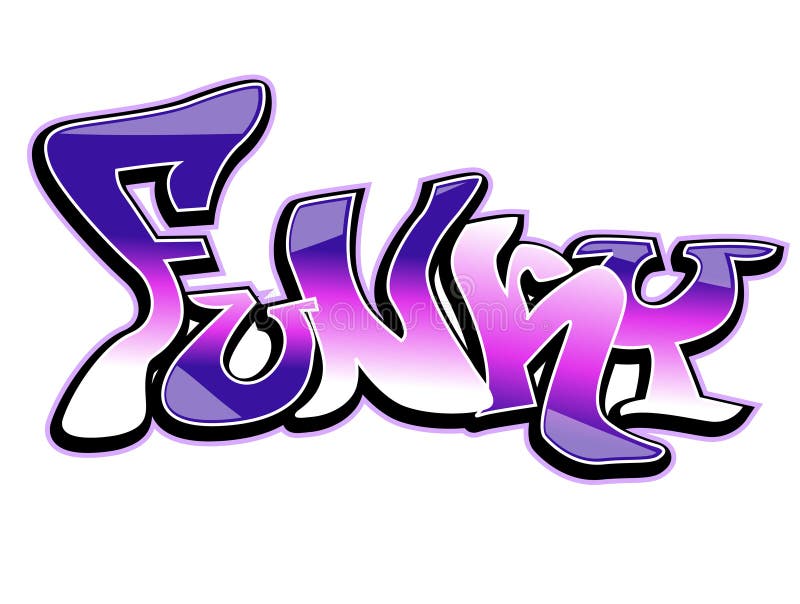 Graffiti text art design illustration on white. Graffiti text art design illustration on white