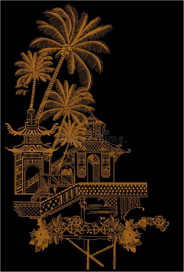 Projeto da cópia de matéria têxtil de Motitf do bordado para a arte de Mughal ilustração stock Projeto da cópia de matéria têxtil de Motitf do bordado para a arte de Mughal ilustração stock
