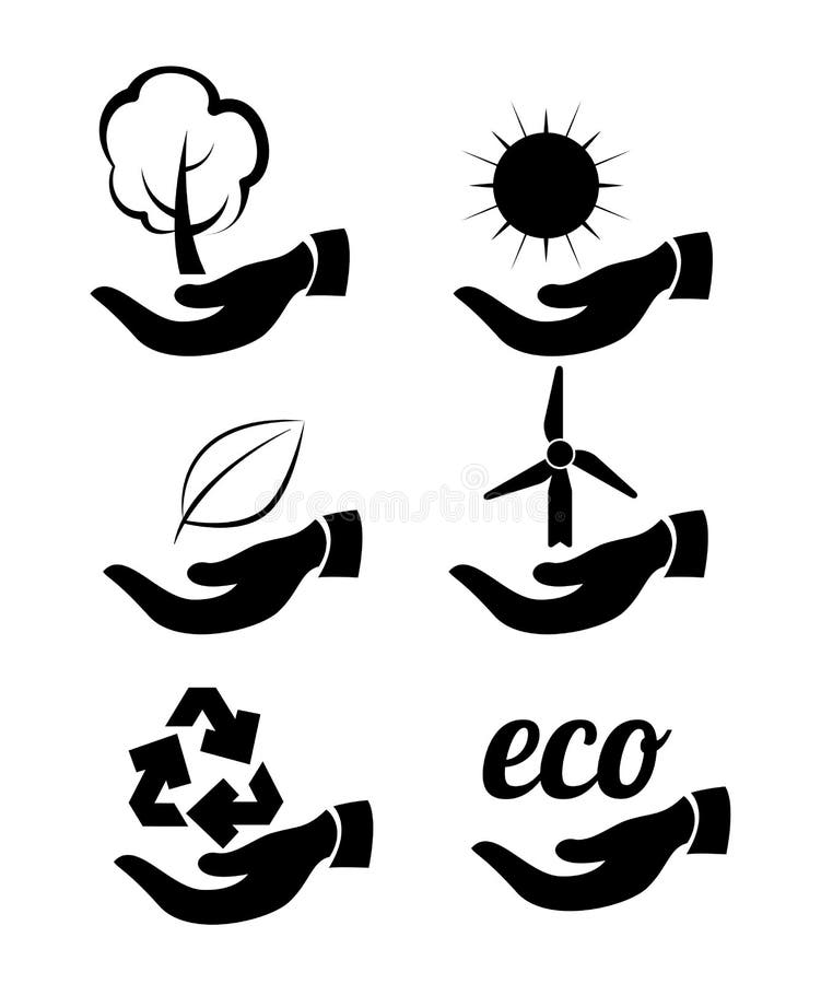 Projeto da ecologia ilustração stock Projeto da ecologia ilustração stock