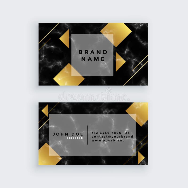 Projeto de cartão de mármore luxuoso dourado elegante ilustração stock Projeto de cartão de mármore luxuoso dourado elegante ilustração stock