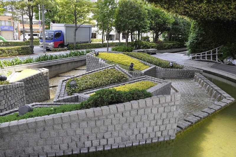 Projeto de Jardim Natural Urbano de Osaka no Japão Projeto de Jardim Natural Urbano de Osaka no Japão
