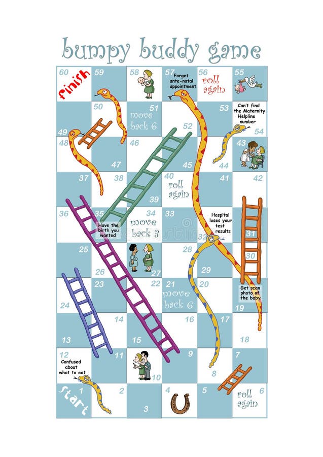 modelo de jogo de cobra e escadas para crianças do jardim de infância  6036923 Vetor no Vecteezy