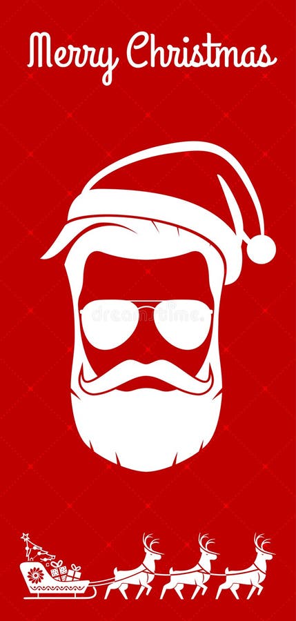 Projeto do Feliz Natal cartão, do inseto ou do cartaz Ilustração do vetor ilustração stock Projeto do Feliz Natal cartão, do inseto ou do cartaz Ilustração do vetor ilustração stock