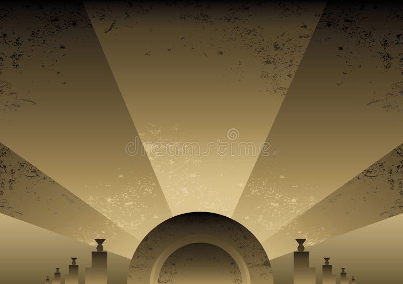 Projeto do fundo do estilo do futurista do art deco ilustração royalty free Projeto do fundo do estilo do futurista do art deco ilustração royalty free