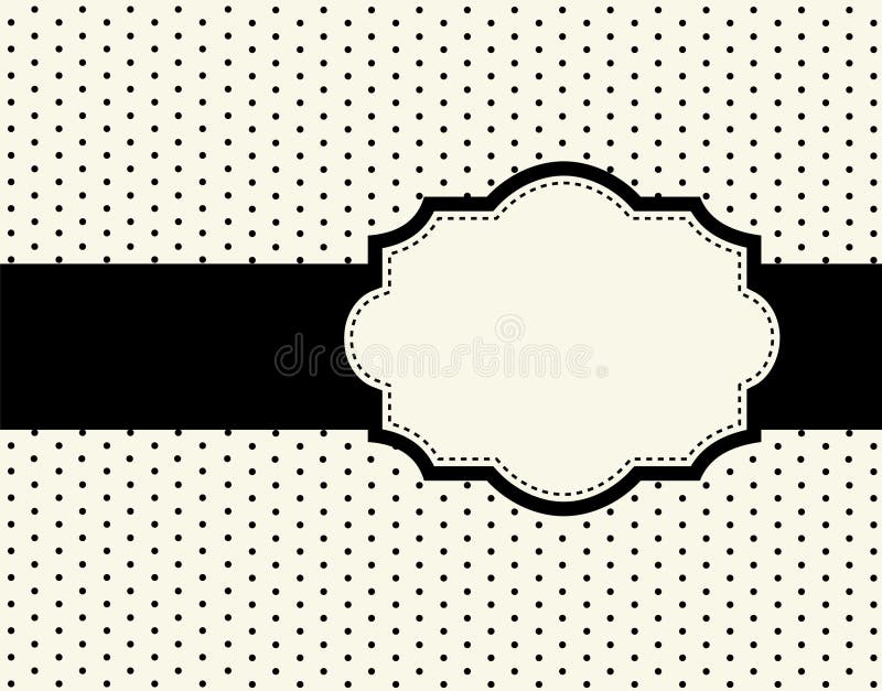 Projeto do ponto de polca com frame ilustração royalty free Projeto do ponto de polca com frame ilustração royalty free