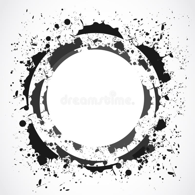 Projeto do respingo do Grunge ilustração stock Projeto do respingo do Grunge ilustração stock