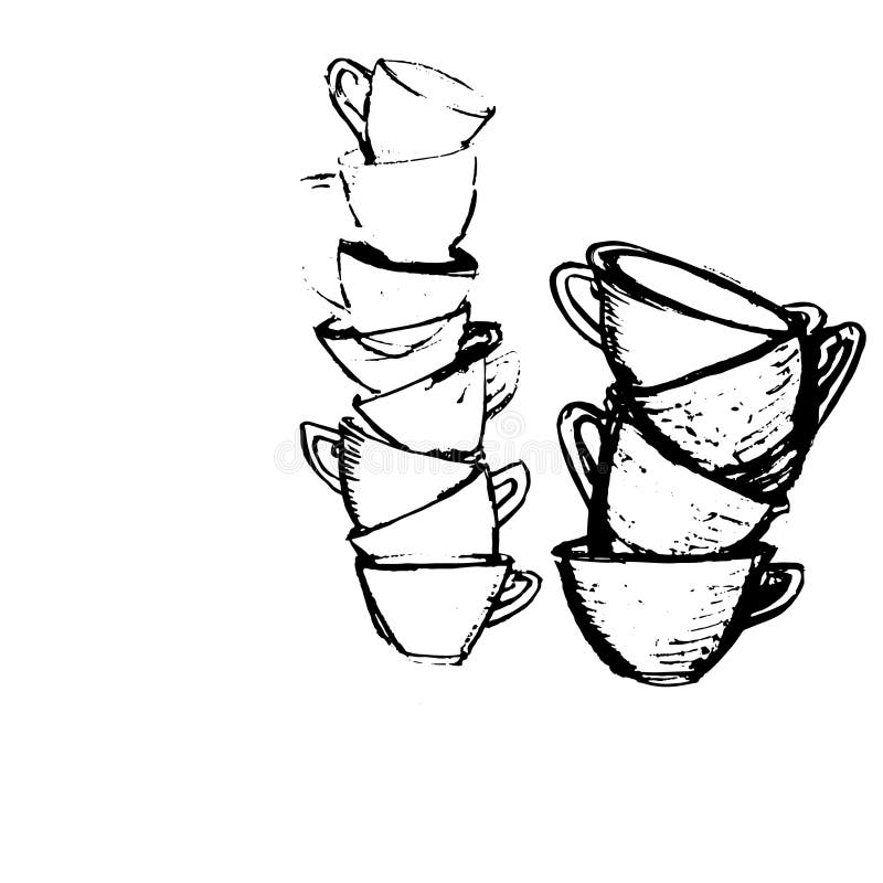Projeto do vetor do ícone do copo ilustração do vetor Projeto do vetor do ícone do copo ilustração do vetor