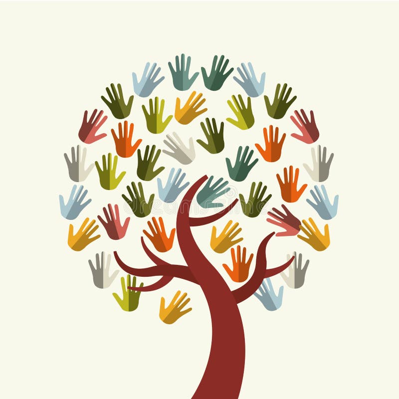 Projeto dos povos da diversidade ilustração do vetor Projeto dos povos da diversidade ilustração do vetor