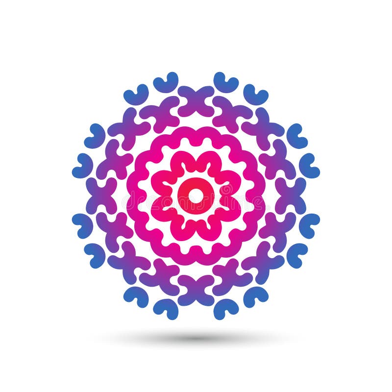 Projeto elegante abstrato do vetor do ícone do logotipo da flor Símbolo superior criativo universal Sinal gracioso do vetor da jo ilustração do vetor Projeto elegante abstrato do vetor do ícone do logotipo da flor Símbolo superior criativo universal Sinal gracioso do vetor da jo ilustração do vetor
