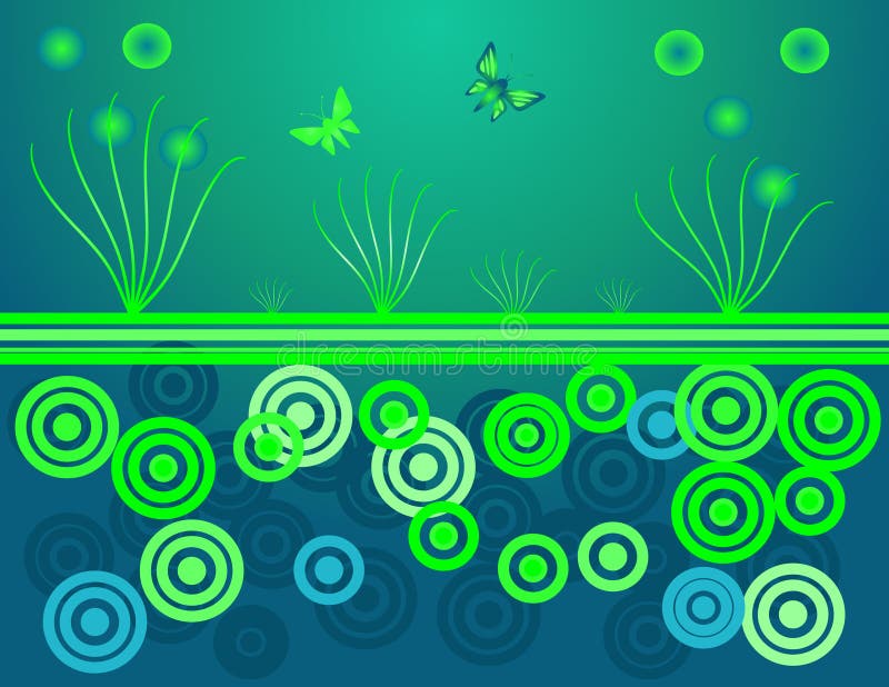 Projeto floral do círculo abstrato ilustração royalty free Projeto floral do círculo abstrato ilustração royalty free