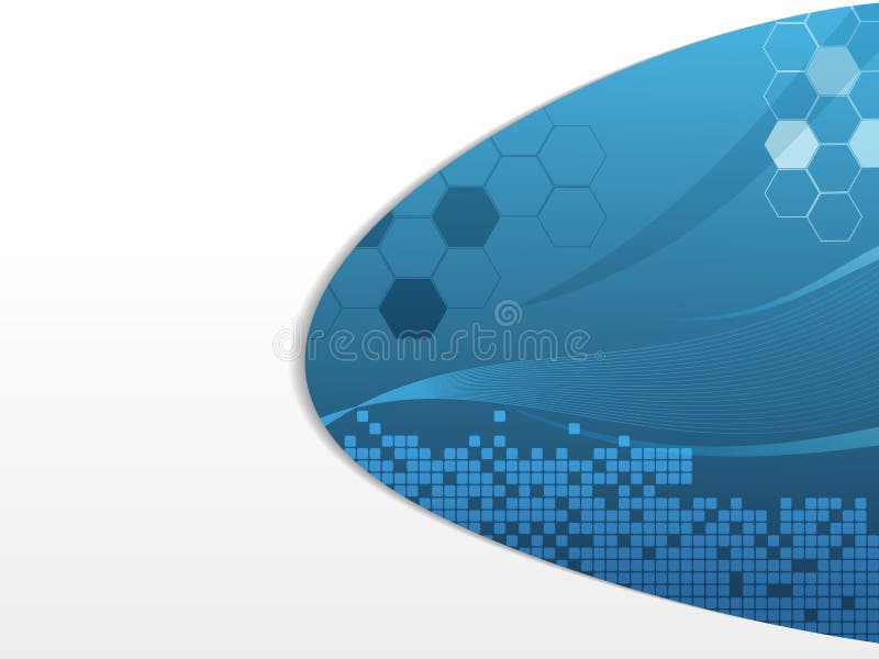 Projeto futurista azul ilustração stock Projeto futurista azul ilustração stock