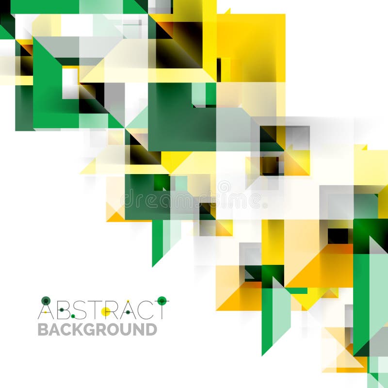 Projeto geométrico quadrado moderno do teste padrão no branco ilustração do vetor Projeto geométrico quadrado moderno do teste padrão no branco ilustração do vetor