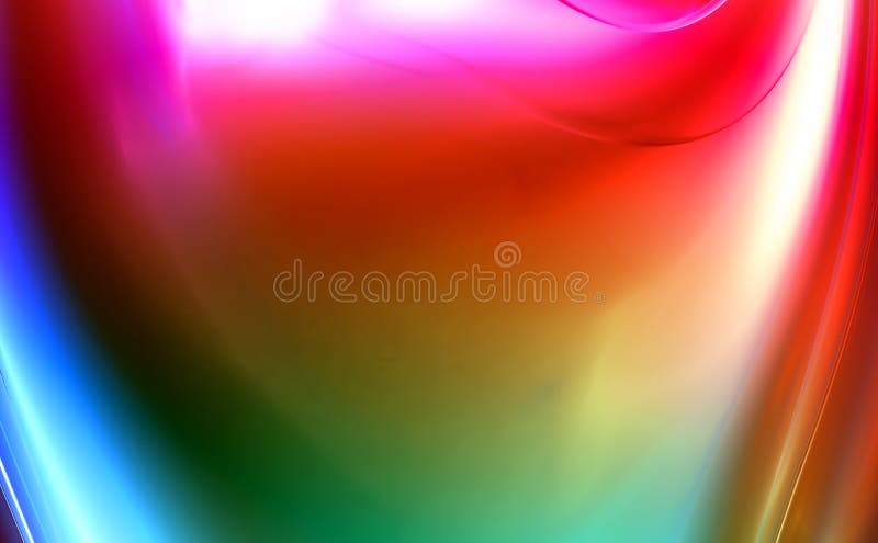 Desenho fractal renderizado em 3D ilustração royalty free