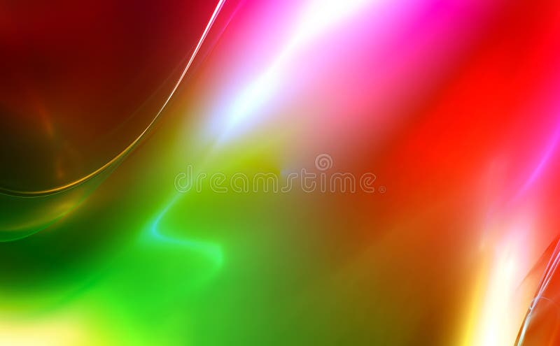 Desenho fractal renderizado em 3D ilustração royalty free