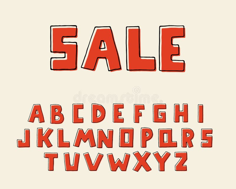 Projeto retro do alfabeto, forma quadrada Fonte corajosa da pena da mão, estilo da tipografia Letras da língua inglesa Clipart do ilustração royalty free Projeto retro do alfabeto, forma quadrada Fonte corajosa da pena da mão, estilo da tipografia Letras da língua inglesa Clipart do ilustração royalty free
