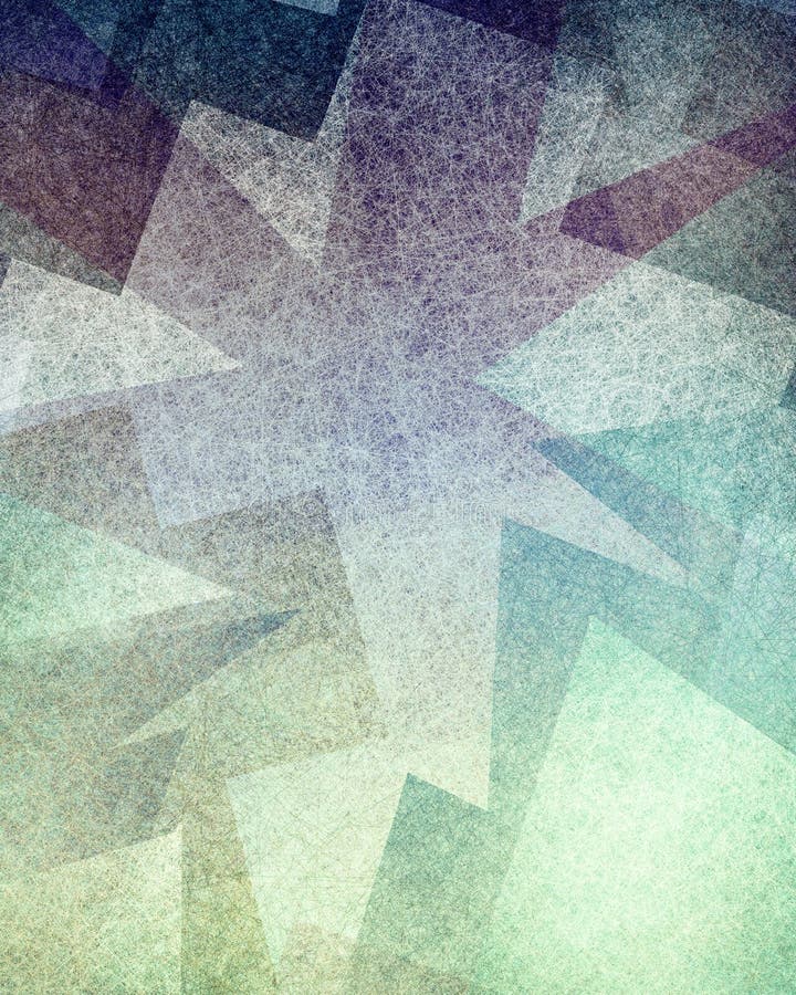 Projeto roxo e verde azul abstrato do fundo com camadas do estilo da arte moderna de formas e de triângulos geométricos com textu ilustração stock Projeto roxo e verde azul abstrato do fundo com camadas do estilo da arte moderna de formas e de triângulos geométricos com textu ilustração stock