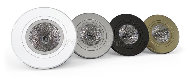 Projetores do teto foto de stock