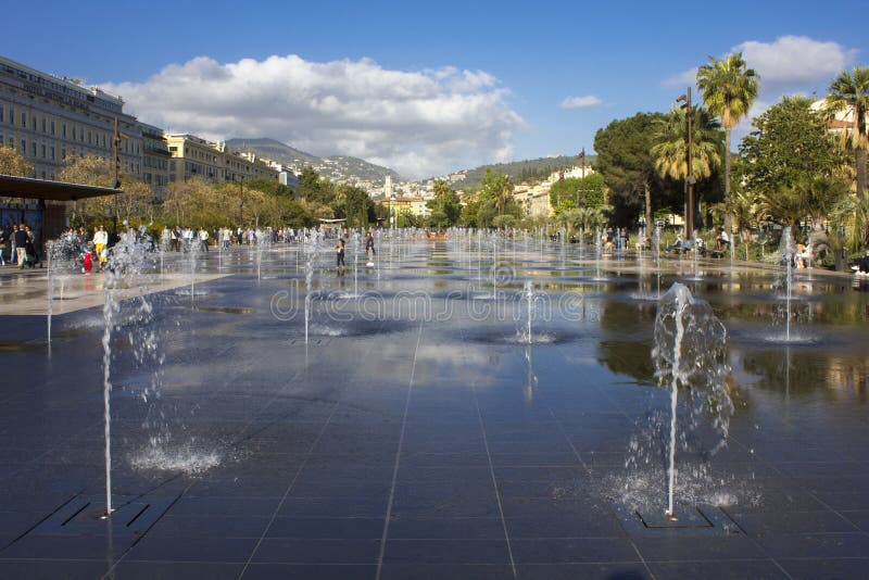 Promenade Du Paillon in Nice Editorial Photo - Image of travel ...