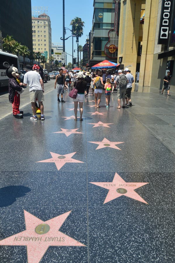 Promi-Sterne auf Weg des Ruhmes in Hollywood Boluvedard