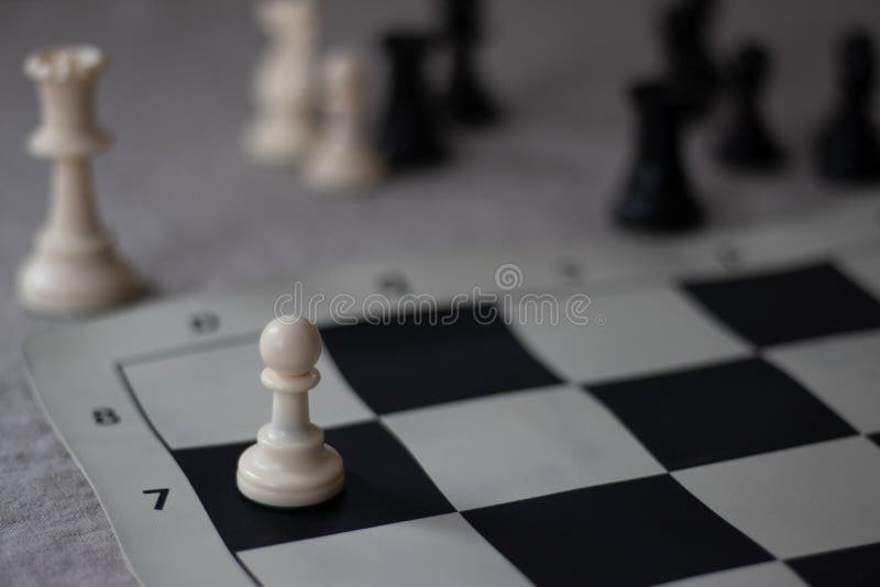 internacional xadrez dia. a xadrez peça penhor torna-se a rainha