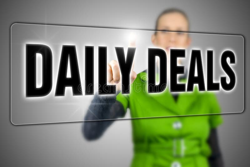 Promo du jour images libres de droits Promo du jour images libres de droits