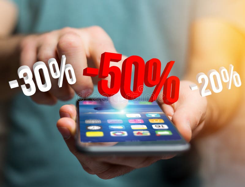 Promoción de ventas el 20% el 30% y el 50% que vuela sobre un interfaz - Shopp fotos de archivo libres de regalías Promoción de ventas el 20% el 30% y el 50% que vuela sobre un interfaz - Shopp fotos de archivo libres de regalías