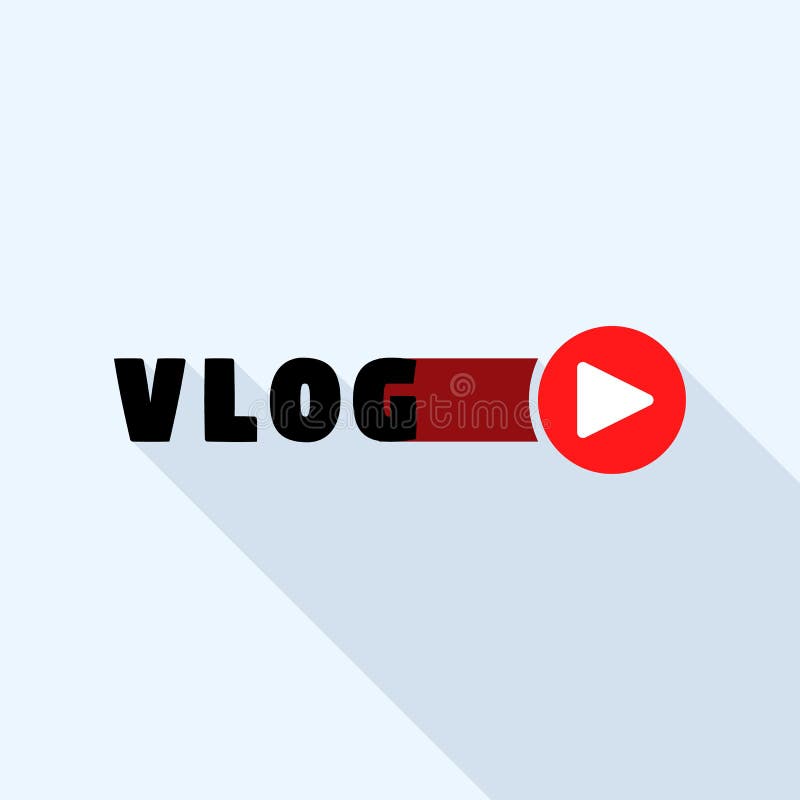 Vlog icons. TV broadcast, live stream. Online... - Stock Illustration  [94846209] - PIXTA