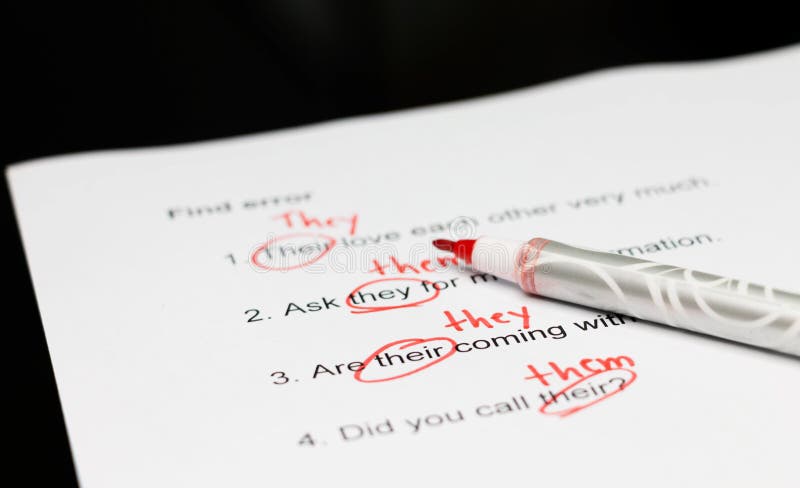  Proofreading  Paper  On Table Stock Image Image of paper  