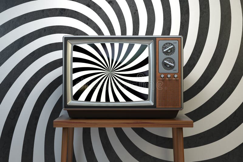 Propaganda and brainwashing of the influential mass media concep vector illustration