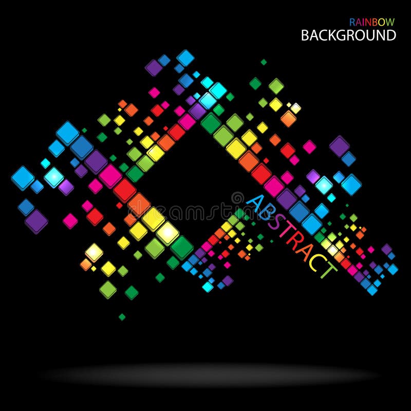 Propaganda colorida do arco-íris ilustração royalty free Propaganda colorida do arco-íris ilustração royalty free