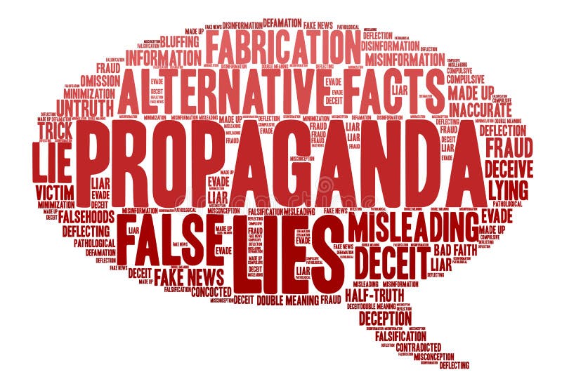 Propaganda word cloud on a white background. Propaganda word cloud on a white background.