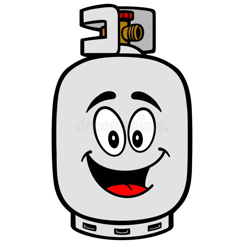 Propane Tank Mascot