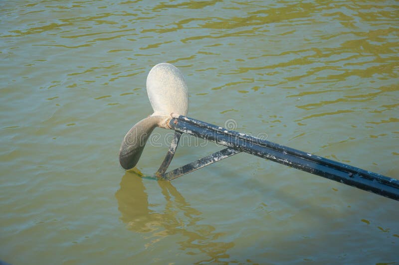Propeller of a boat stock photo. Image of nautical, painted 32073570