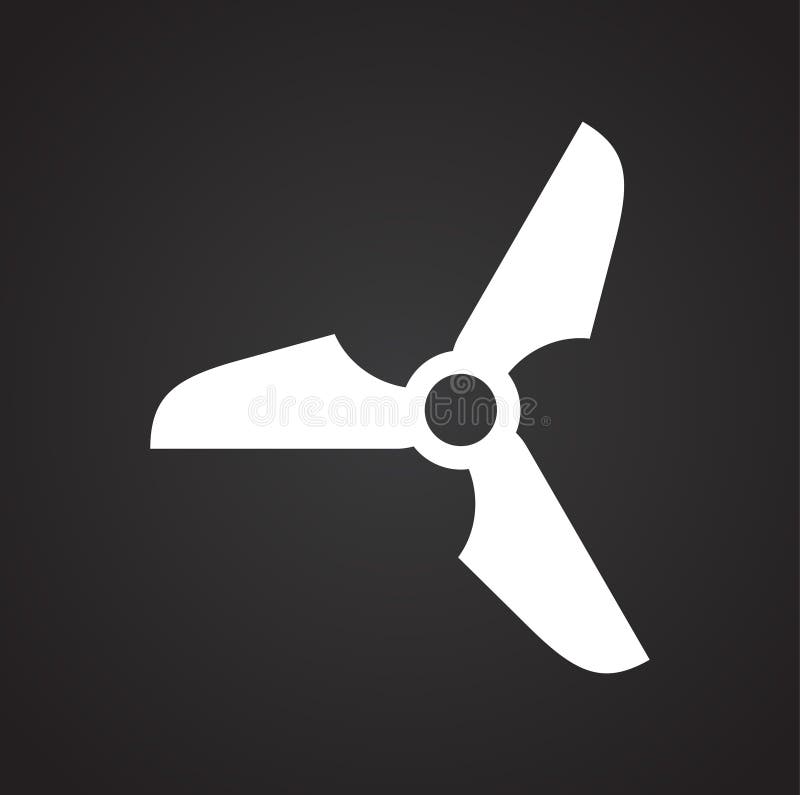 Propeller Icon on Background for Graphic and  Design. Simple Vector