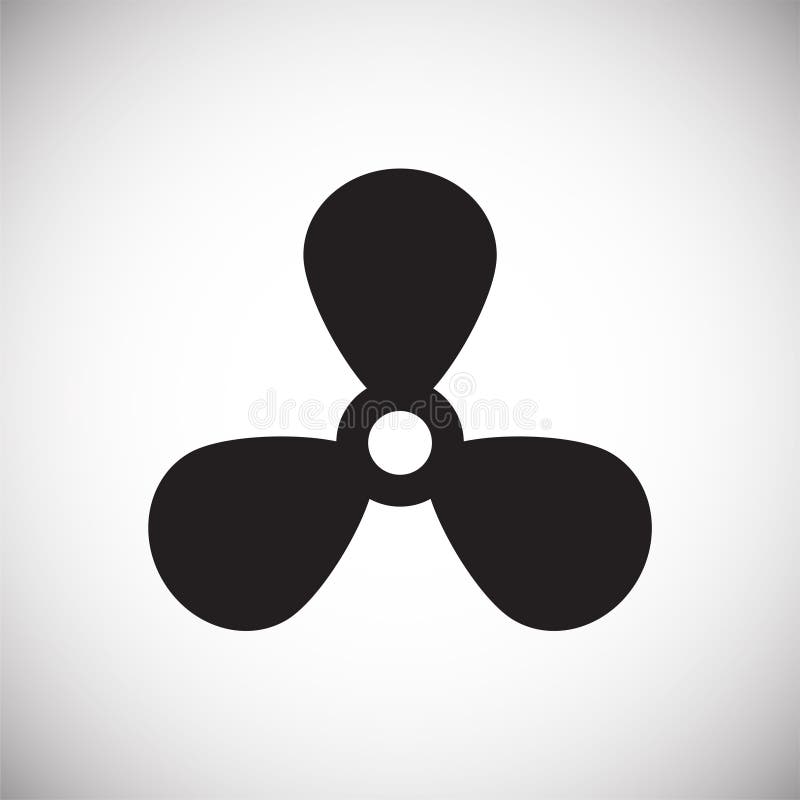 Propeller Icon on Background for Graphic and Web Design. Simple Vector ...