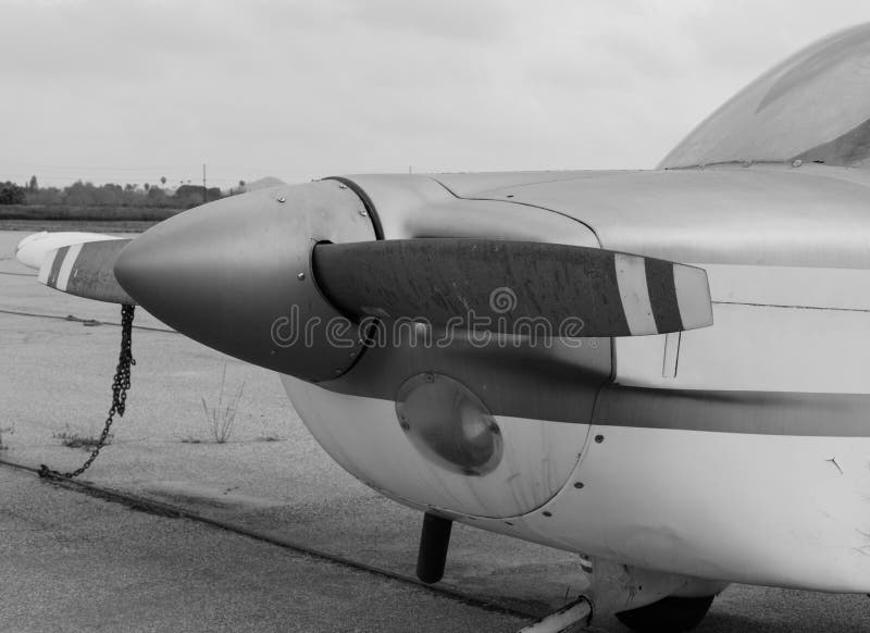 Propeller kleine vliegtuigen royalty-vrije stock fotografie Propeller kleine vliegtuigen royalty-vrije stock fotografie