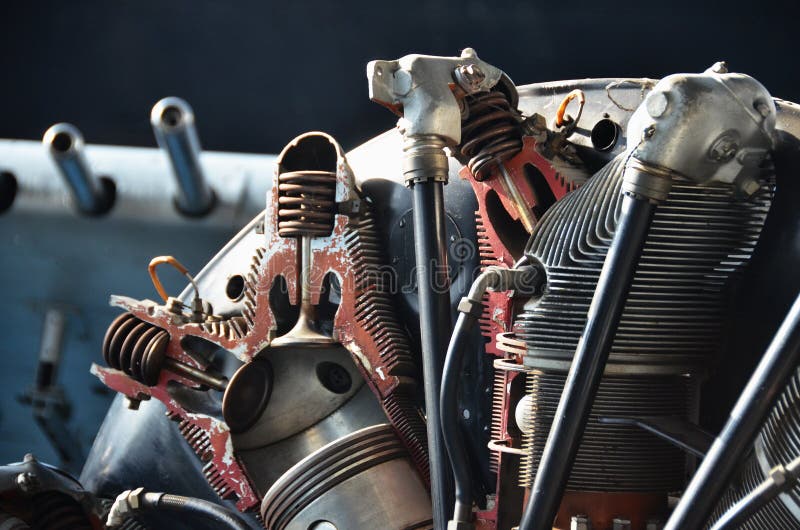 The propeller of a world war II airplane