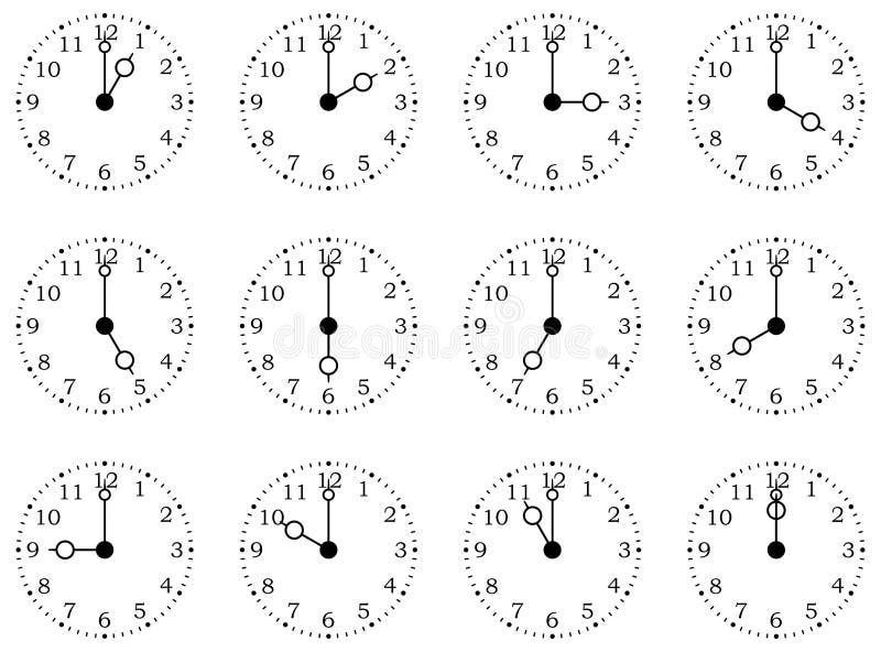 Time Change in Europe in March from Winter Time to Summer Time on a  isolated white background as vector Stock Vector Image & Art - Alamy