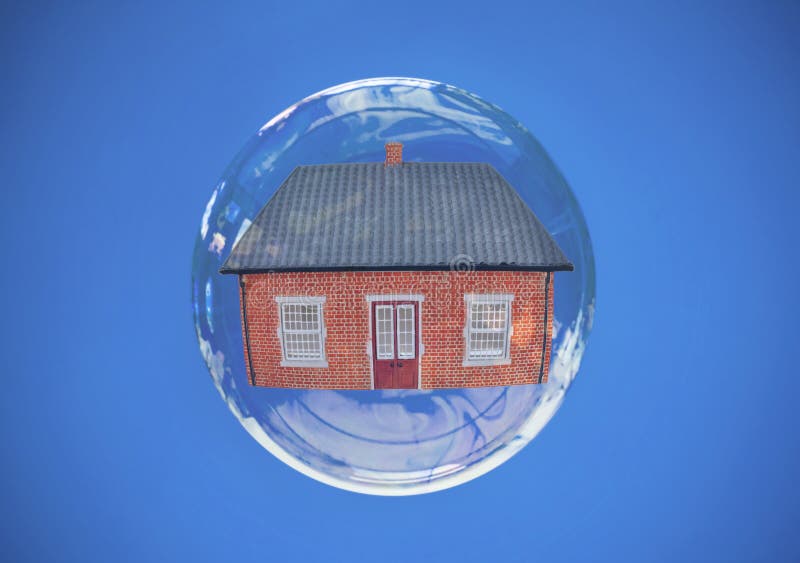 Property house bubble stock image. Image of crisis, burst 42583555